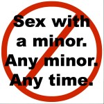 no sex with minors