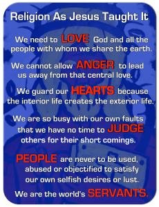 religion jesus taught