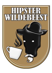 hipster wildebeest logo