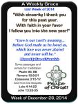 weekly grace dec 28 2014